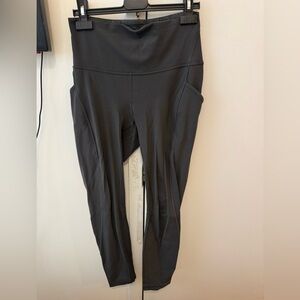 Lululemon Align Graphite Gray Leggings with Pockets 25”